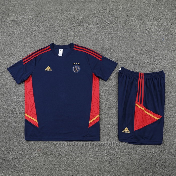 Chandal del Ajax Manga Corta 2022-2023 Azul - Pantalon Corto